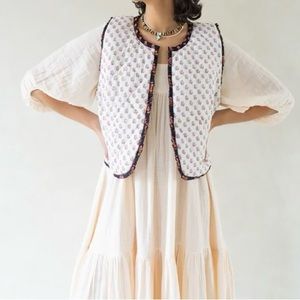 ANAAK Batik Block Printed Quilted Vest